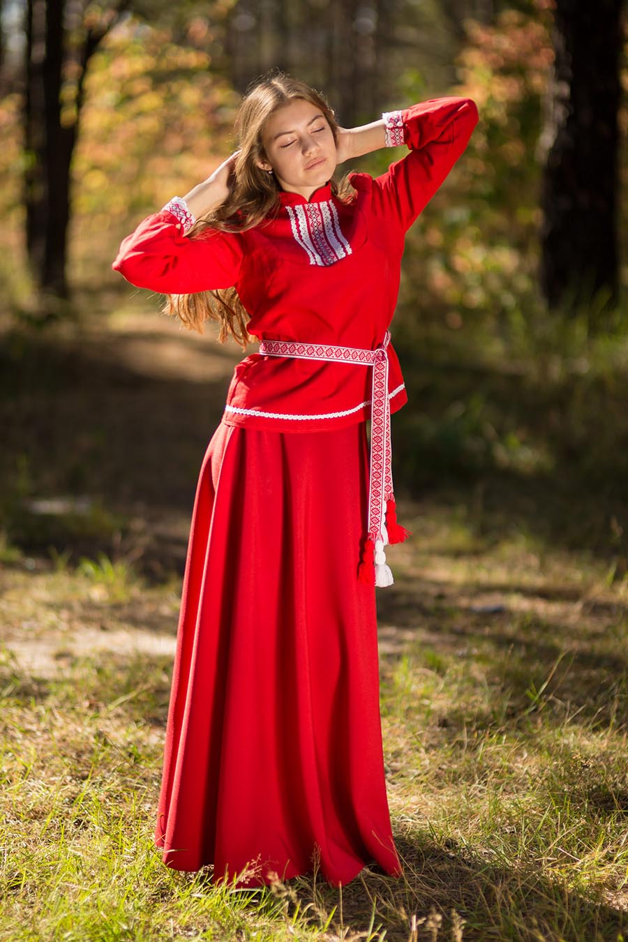 Underwear Women in Slavic costumes in Varangal