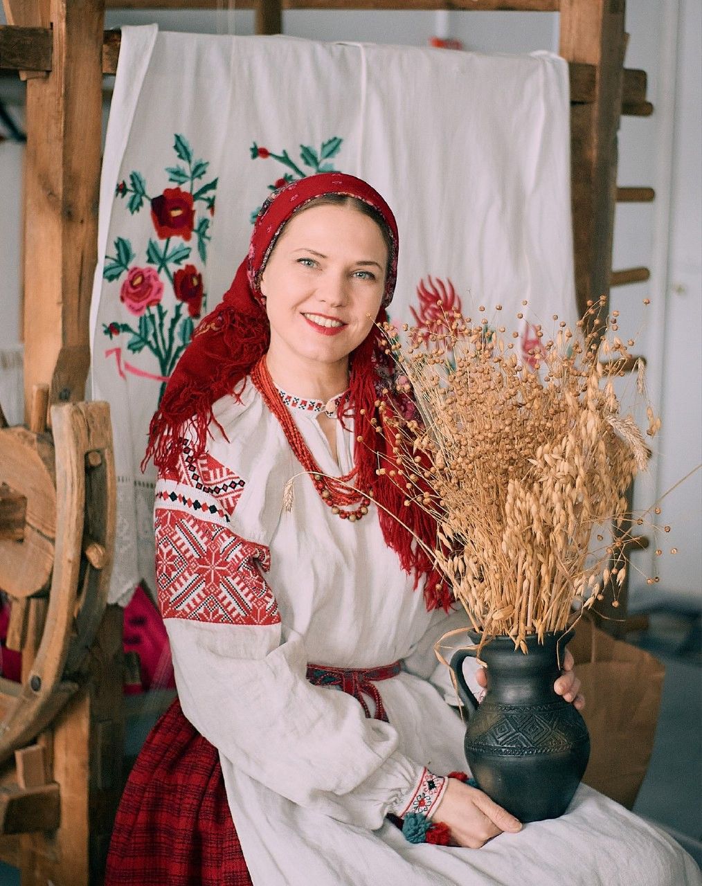 Women in Slavic costumes in Varangal