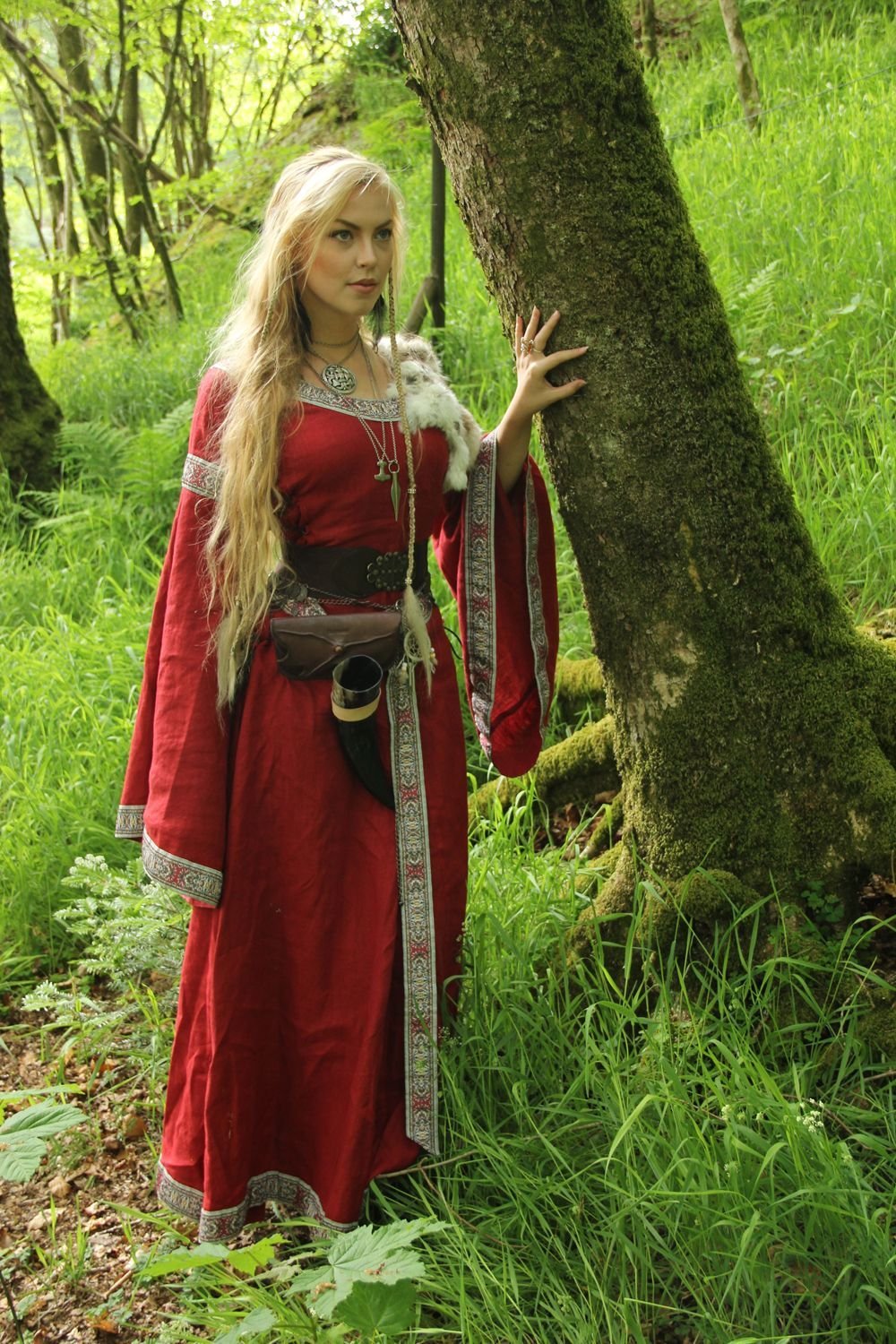 Women in Slavic costumes in Varangal