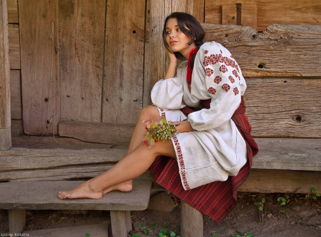Women in Slavic costumes in Varangal