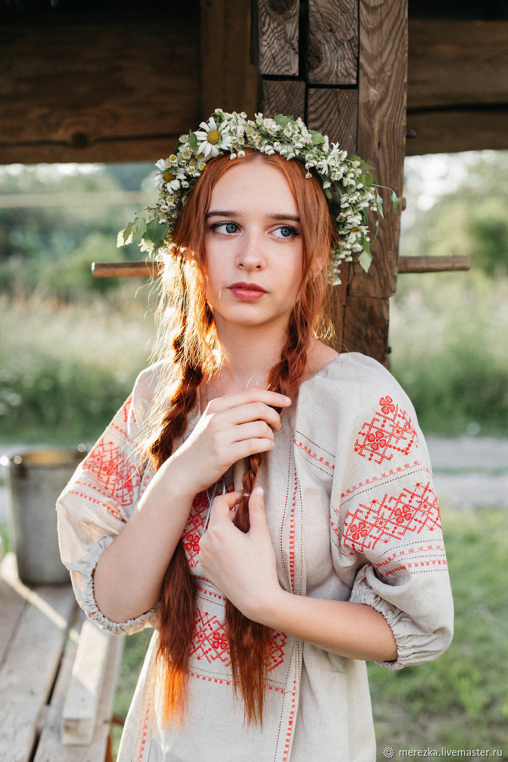 Girls in Slavic costumes in Varangal