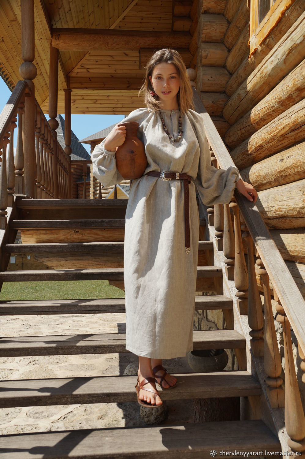 Girls in Slavic costumes in Varangal