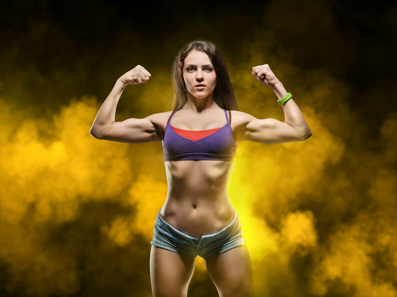 Athletic girls in Varangal